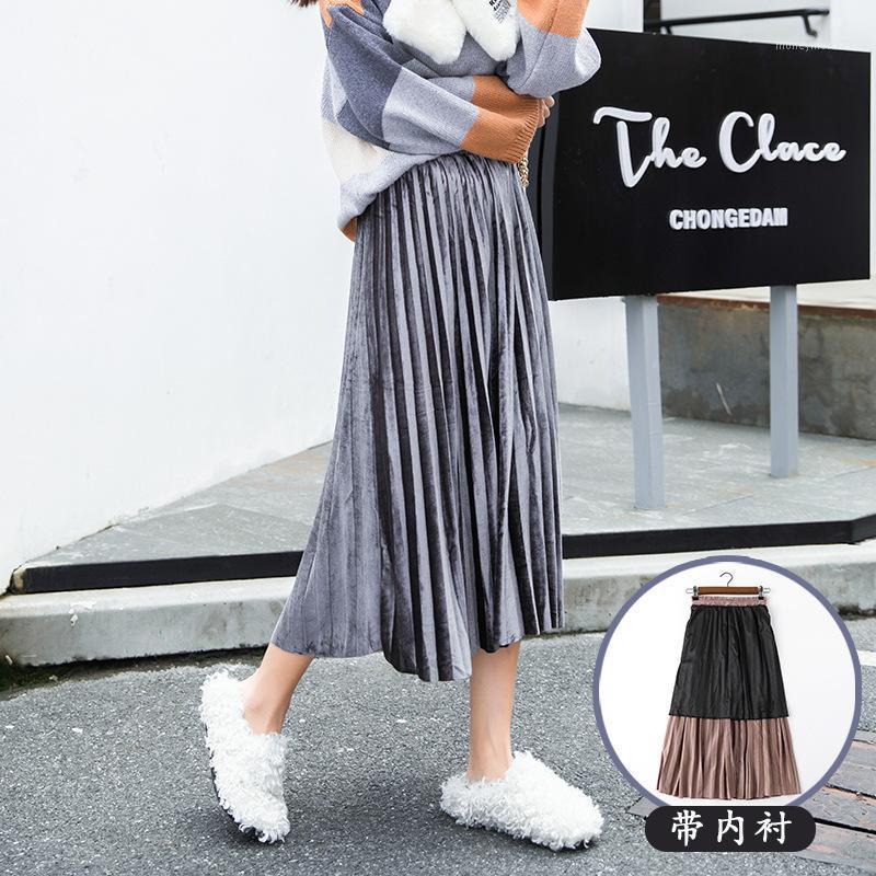 High Waist Pleated Skirts Women Midi Pencil Skirts Female Casual Winter Mujer Faldas Solid Female 2020 New Large Size1, Black no lining
High Waist Pleated Skirts Women Midi Pencil Skirts Female Casual Winter Mujer Faldas Solid Female 2020 New Large Size1, Black no lining