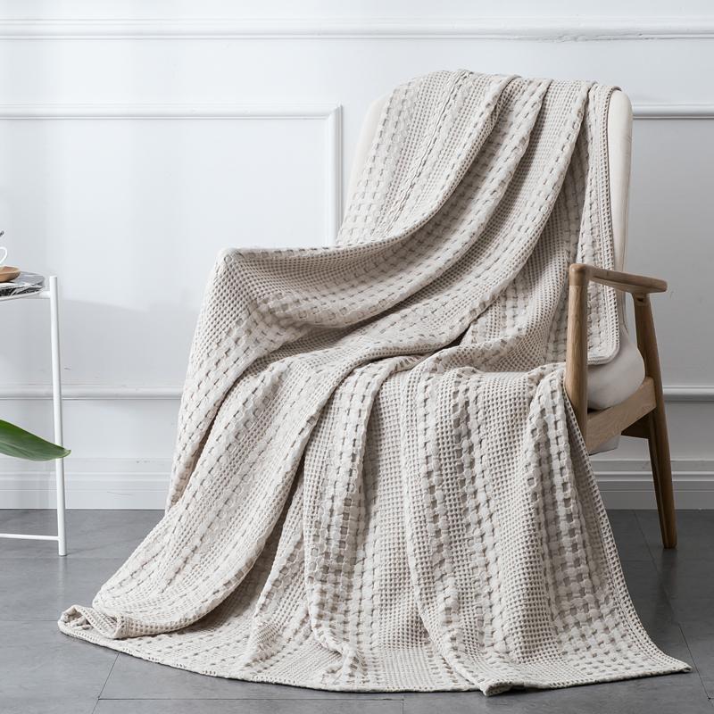 PHF Home Textile Cotton Waffle Woven Knitted Blanket Home Throws For Sofa Cover Decor Bedspread For Bed Teen Bed Plaid Blanket
PHF Home Textile Cotton Waffle Woven Knitted Blanket Home Throws For Sofa Cover Decor Bedspread For Bed Teen Bed Plaid Blanket