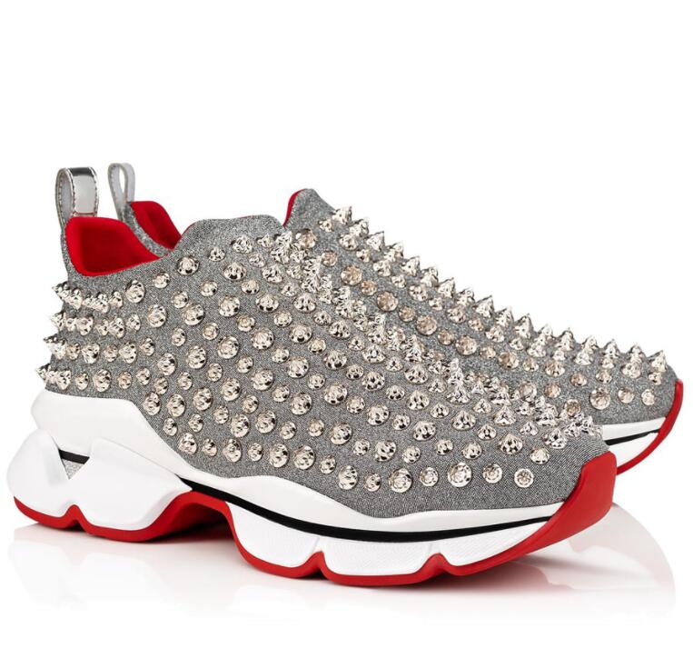 Perfect Nice Men Women Designer Spike-Sock Sneakers Shoes T-quality Red Bottom Shoes Outdoor Couple Casual Sports Women Trainers EU35-47, Black
Perfect Nice Men Women Designer Spike-Sock Sneakers Shoes T-quality Red Bottom Shoes Outdoor Couple Casual Sports Women Trainers EU35-47, Black