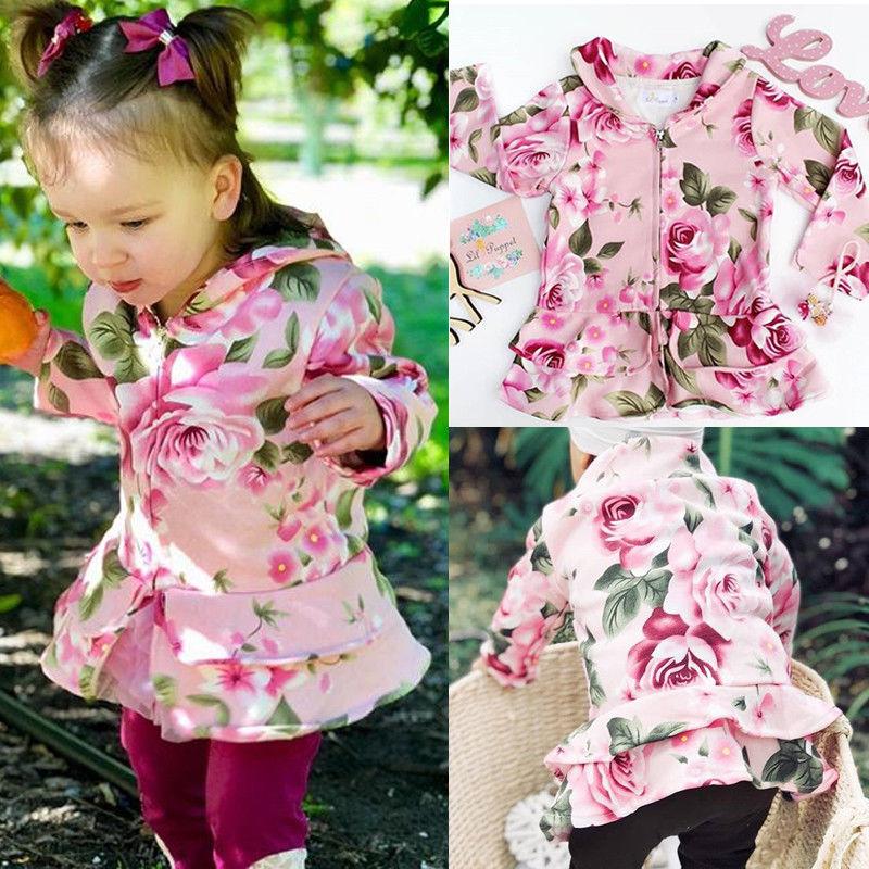 Autumn Baby Girl Cute long sleeve Flower Print Hoodie Outwear Dress Top Kids Zipper Coat Pink, As pic
Autumn Baby Girl Cute long sleeve Flower Print Hoodie Outwear Dress Top Kids Zipper Coat Pink, As pic