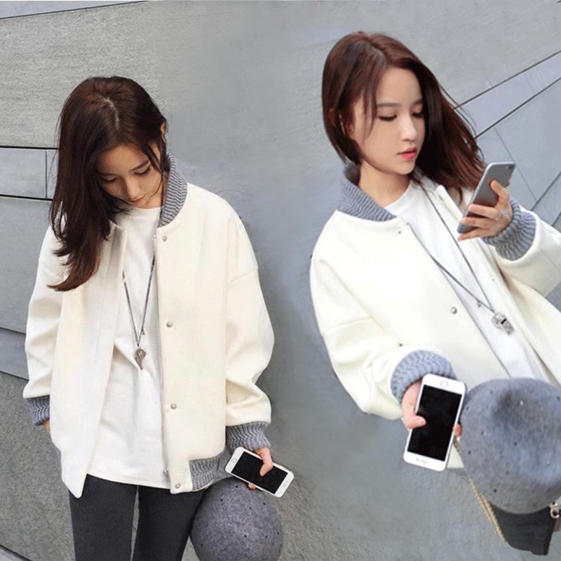 Fashion White Women Coat Casual Zipper Up Bomber Jacket Ladies Casual Autumn Outwear Coats Jacket, Beige
Fashion White Women Coat Casual Zipper Up Bomber Jacket Ladies Casual Autumn Outwear Coats Jacket, Beige