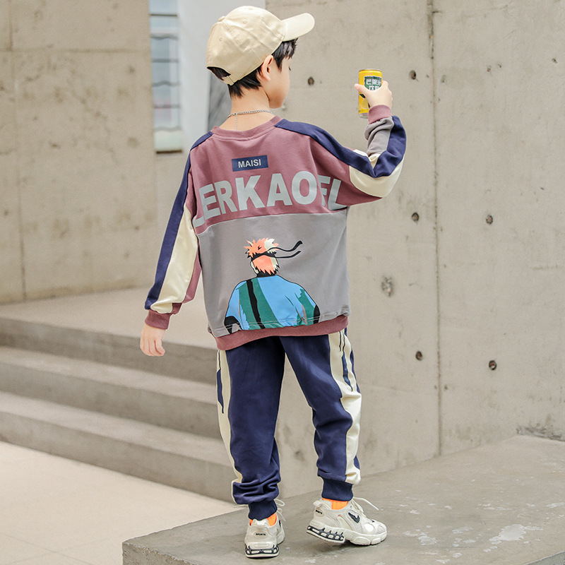 Western Style Childrenswear BOY'S Suit Spring and Autumn 2020 Autumn Clothing New Style Autumn Casual Piece ChildrX1019