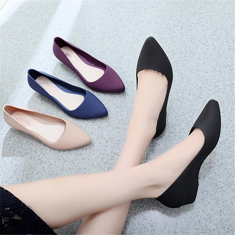 2020 Spring Summer Women Shoes Comfort Pointed Toe Pumps Mid Heels Slip on Female Wedge Shoes Black Pink Casual Ladies
2020 Spring Summer Women Shoes Comfort Pointed Toe Pumps Mid Heels Slip on Female Wedge Shoes Black Pink Casual Ladies