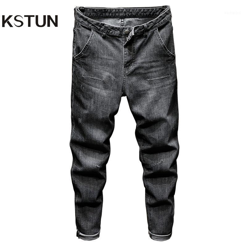Men's Jeans KSTUN Relaxed Tapered Men Black Gray Loose Fit Through The Hips And Thighs But Tapers To A Slim Jean Near Ankles1
Men's Jeans KSTUN Relaxed Tapered Men Black Gray Loose Fit Through The Hips And Thighs But Tapers To A Slim Jean Near Ankles1