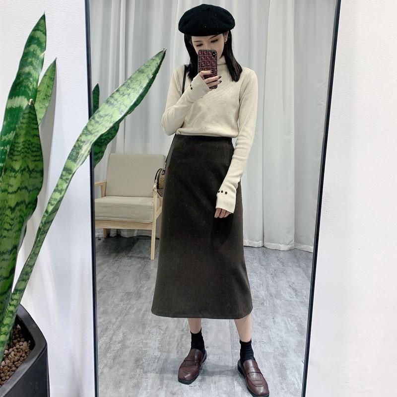 2020 Autumn Winter New High Waist Slimming Simple Solid Temperament A-line Skirt Casual All-match Women Long Skirt Free Shipping, Black
2020 Autumn Winter New High Waist Slimming Simple Solid Temperament A-line Skirt Casual All-match Women Long Skirt Free Shipping, Black