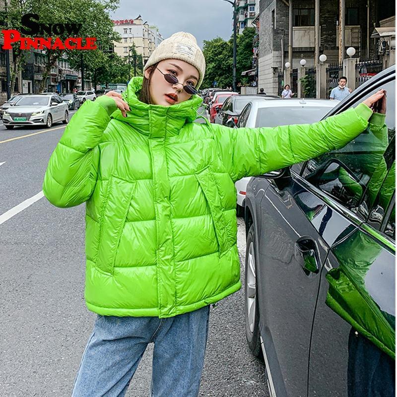 Shiny women parkas women Parkas jackets fashion thick warm winter jackets coat for female outwear jacket M-XXL 201125
