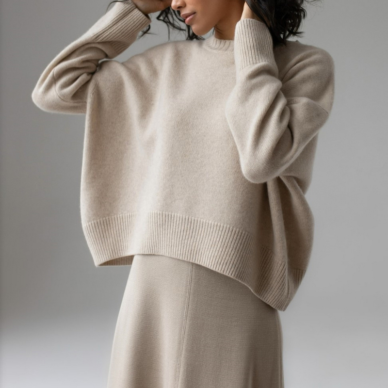 Wixra Ladies Knitted Sweater Women's Pullovers Knit Jumper Autumn Winter Basic Women Sweaters Soft Tops Knitwear 201017