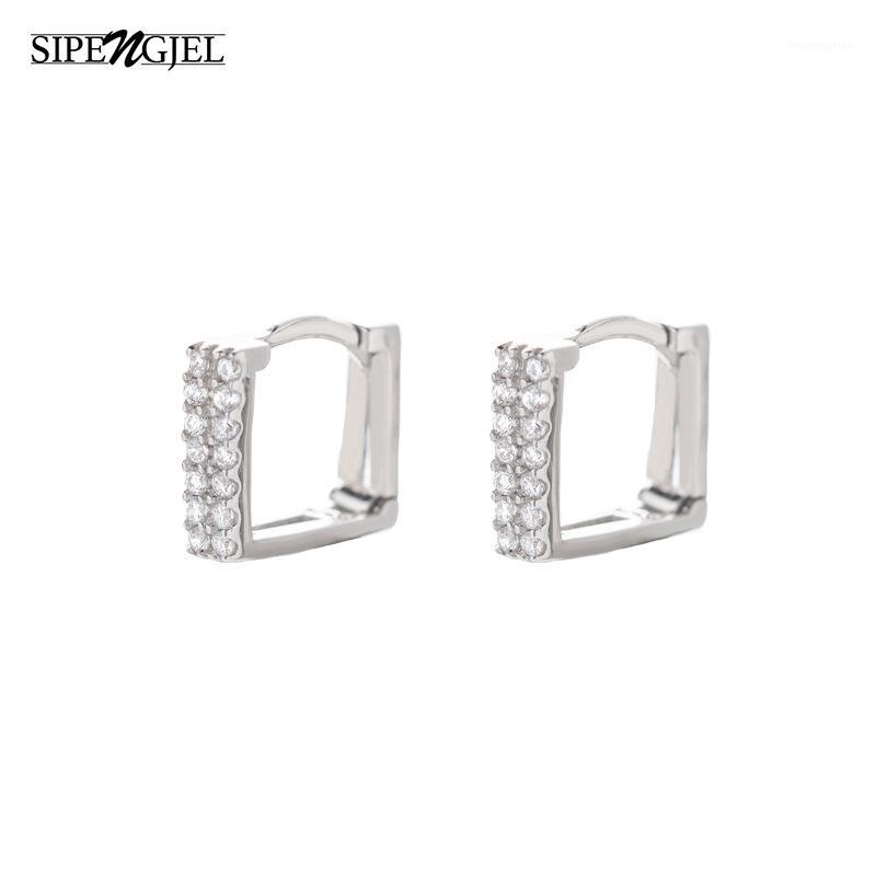 Fashion Cute Geometric Square Hoop Earrings Pave Cz Crystal Silver Color Earrings For Women New Fashion Jewelry 20201
Fashion Cute Geometric Square Hoop Earrings Pave Cz Crystal Silver Color Earrings For Women New Fashion Jewelry 20201