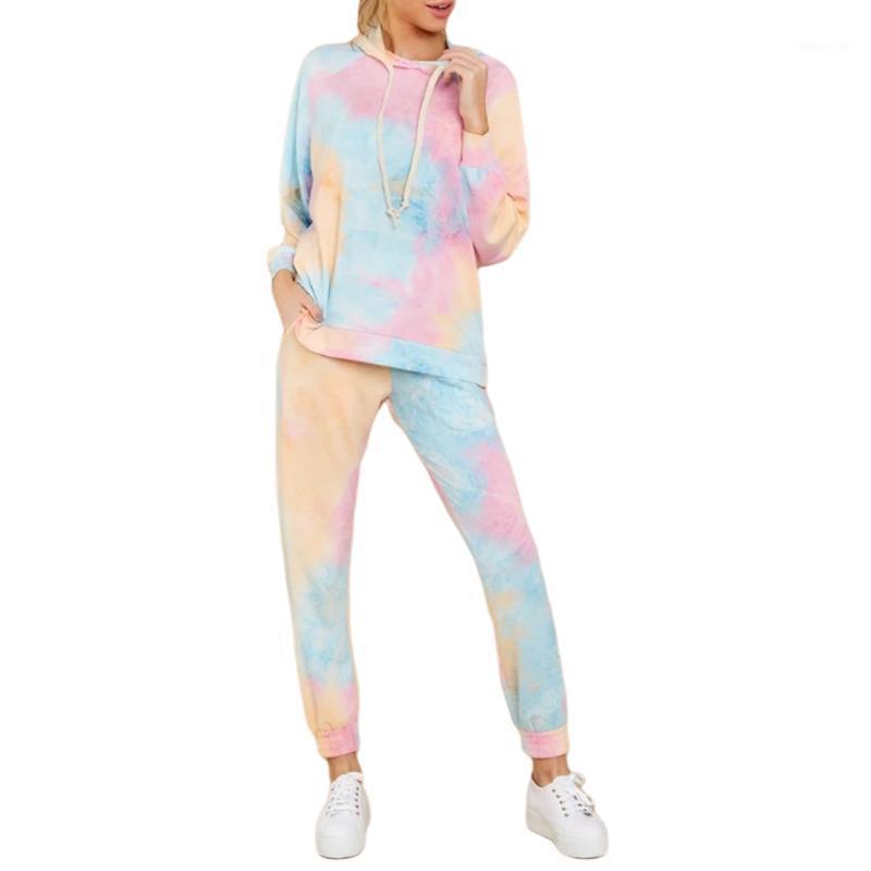 Sport Women Long Sleeve Drawstring Pullover Sweatshirt Elastic Drawstring Pants Autumn Fitness Tie-dye Set1
Sport Women Long Sleeve Drawstring Pullover Sweatshirt Elastic Drawstring Pants Autumn Fitness Tie-dye Set1