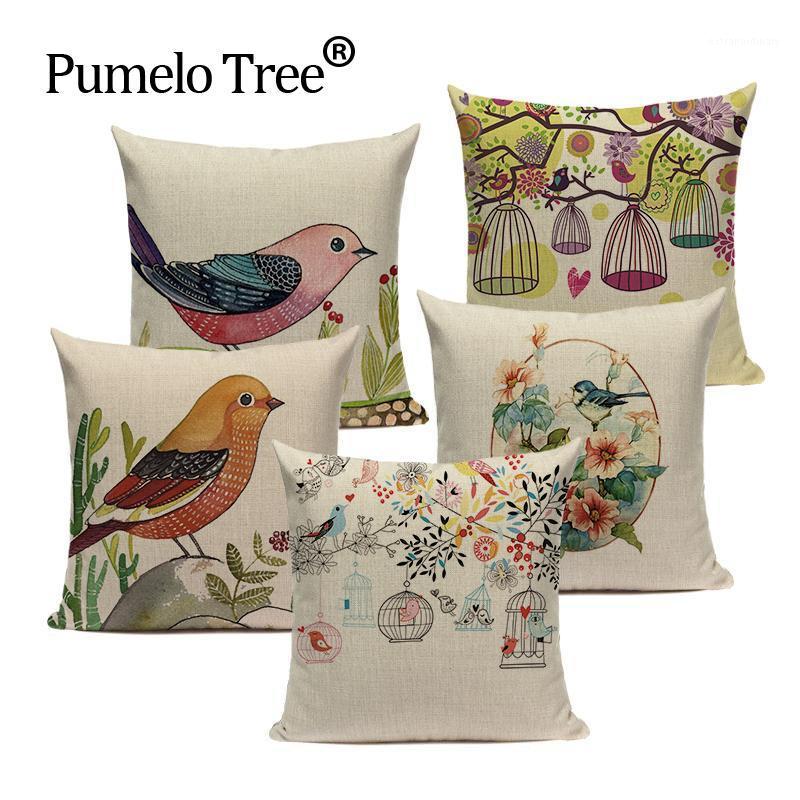 Colorful Birds Linen Cushion Cover High Quality Square Sofa Decor Couch Throw Pillow Car Home Decor Custom Printing Pillow Case1, L177-5
Colorful Birds Linen Cushion Cover High Quality Square Sofa Decor Couch Throw Pillow Car Home Decor Custom Printing Pillow Case1, L177-5