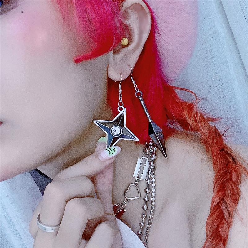 Harajuku Naruto Darts For Women Hip Hop Punk Gothic Fashion Charm Creative Animation Surrounding Drop Earrings Jewelry Gifts New
Harajuku Naruto Darts For Women Hip Hop Punk Gothic Fashion Charm Creative Animation Surrounding Drop Earrings Jewelry Gifts New