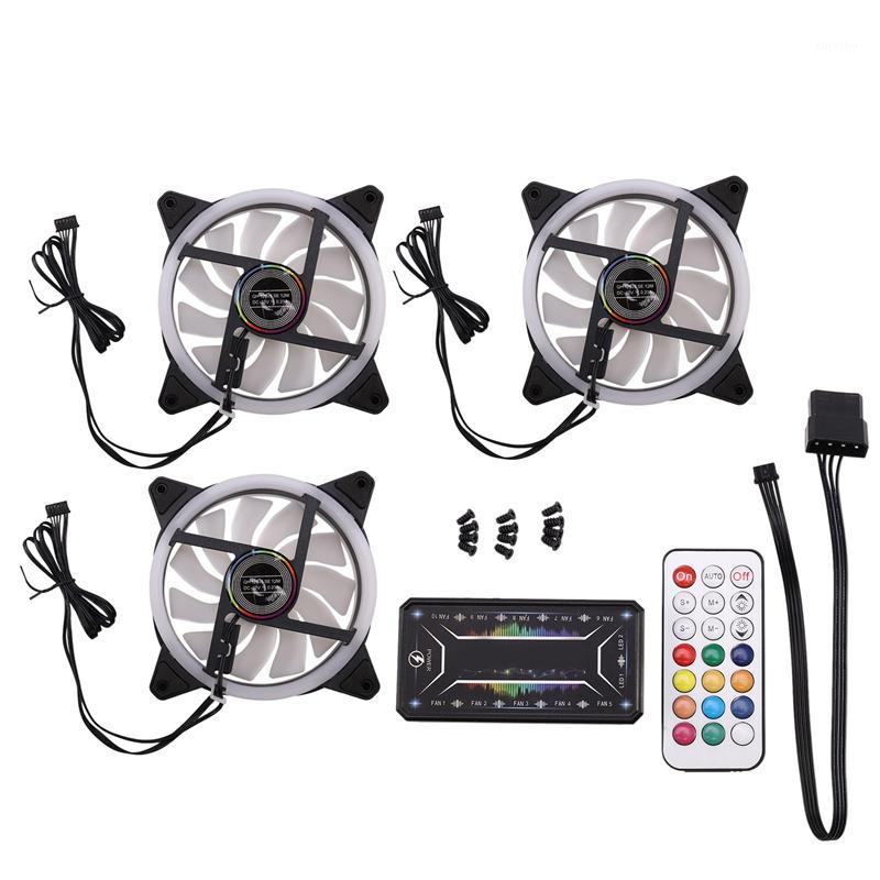 Computer PC Case Fan RGB Adjust LED Fan Quiet Remote Computer Cooler Cooling RGB Case Fans (3PCS+1 Controller)1
Computer PC Case Fan RGB Adjust LED Fan Quiet Remote Computer Cooler Cooling RGB Case Fans (3PCS+1 Controller)1