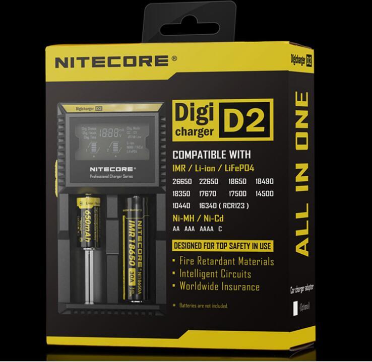 D2 battery Charger for 18650 16340 26650 14500 22650 18490 Battery DIGI LCD Display Universal Battery Charger Nitecore D2 I2 D4 I4
D2 battery Charger for 18650 16340 26650 14500 22650 18490 Battery DIGI LCD Display Universal Battery Charger Nitecore D2 I2 D4 I4