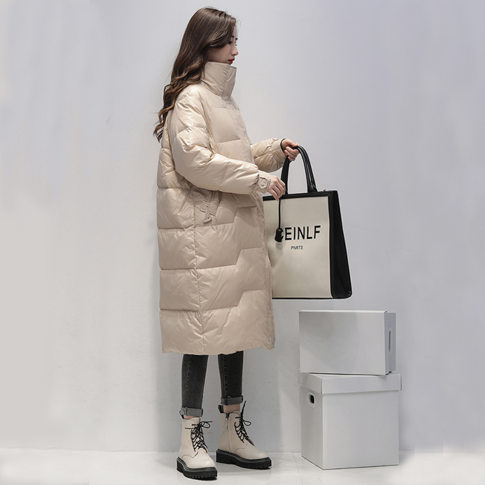 90% White Duck Long Puffer Jacket Women 2020 New Winter Blue Coat Female Down Thick Warm Bread Parka Outerwear, Black
90% White Duck Long Puffer Jacket Women 2020 New Winter Blue Coat Female Down Thick Warm Bread Parka Outerwear, Black