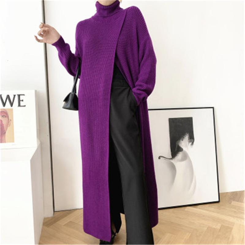 Women's Vests Korean Autumn Winter 2022 Vest Long Knitting Sweater Loose Fit Turtleneck Sleeve Women Pullovers Fashion Tide ZY5407, Black;white
Women's Vests Korean Autumn Winter 2022 Vest Long Knitting Sweater Loose Fit Turtleneck Sleeve Women Pullovers Fashion Tide ZY5407, Black;white