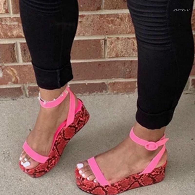 2020 Pink Platform Shoes Woman Sandals Open Toe Sandals Colorful Snake Ladies Summer Shoes Ankle Buckle Woman Size Plus1
2020 Pink Platform Shoes Woman Sandals Open Toe Sandals Colorful Snake Ladies Summer Shoes Ankle Buckle Woman Size Plus1