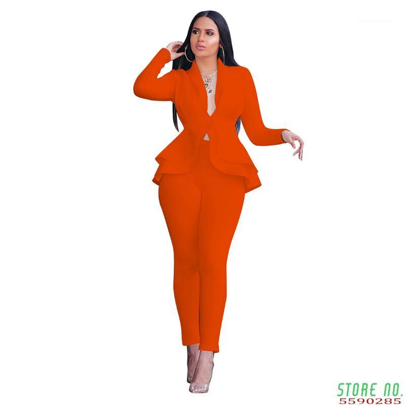 Women Blazer Two Piece Set Casual Full Sleeve V Neck Ruffles Blazers Jacket Coat Pencil Pants Winter Office Lady Business Suit1, Black
Women Blazer Two Piece Set Casual Full Sleeve V Neck Ruffles Blazers Jacket Coat Pencil Pants Winter Office Lady Business Suit1, Black