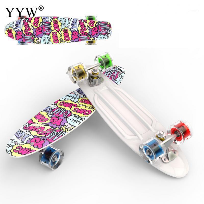 56cm Four-Wheel Miniskateboard Cruiser Board Banana Fishboard Longboard Skate Outdoor Sports For Boy Girl Portable Skateboard1, Multi
56cm Four-Wheel Miniskateboard Cruiser Board Banana Fishboard Longboard Skate Outdoor Sports For Boy Girl Portable Skateboard1, Multi
