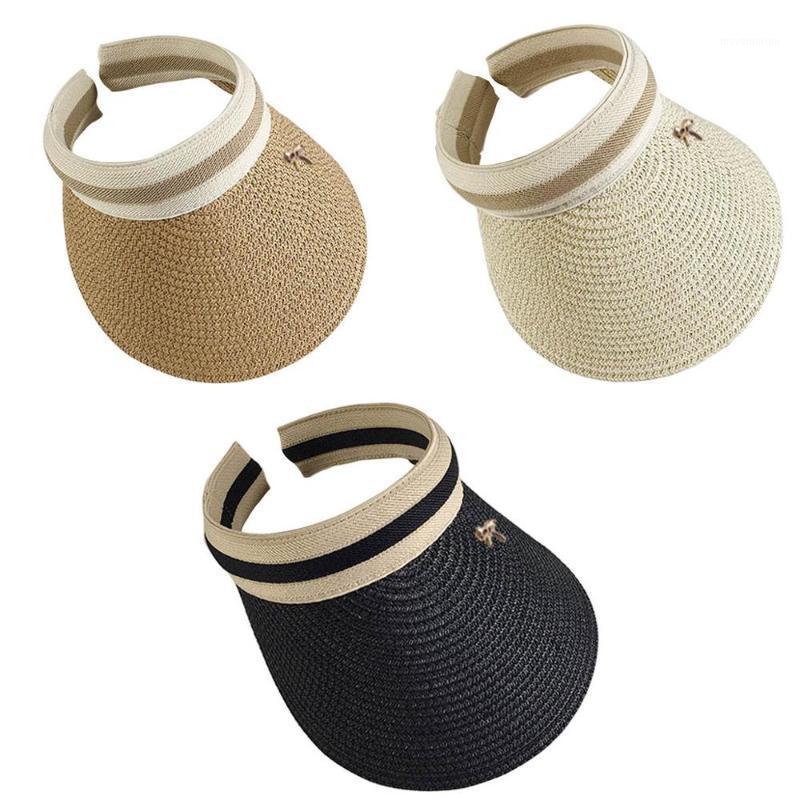 2020 Summer New Women's Sun Hats Handmade DIY Straw Bowknot Visor Caps Casual Shade Hat Empty Top Fashion Beach Hat1, White
2020 Summer New Women's Sun Hats Handmade DIY Straw Bowknot Visor Caps Casual Shade Hat Empty Top Fashion Beach Hat1, White