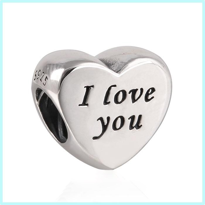 Factory wholesale 100% 925 Sterling Silver Words of Love Heart Bead Fits European Style Jewelry Charm Bracelets
Factory wholesale 100% 925 Sterling Silver Words of Love Heart Bead Fits European Style Jewelry Charm Bracelets