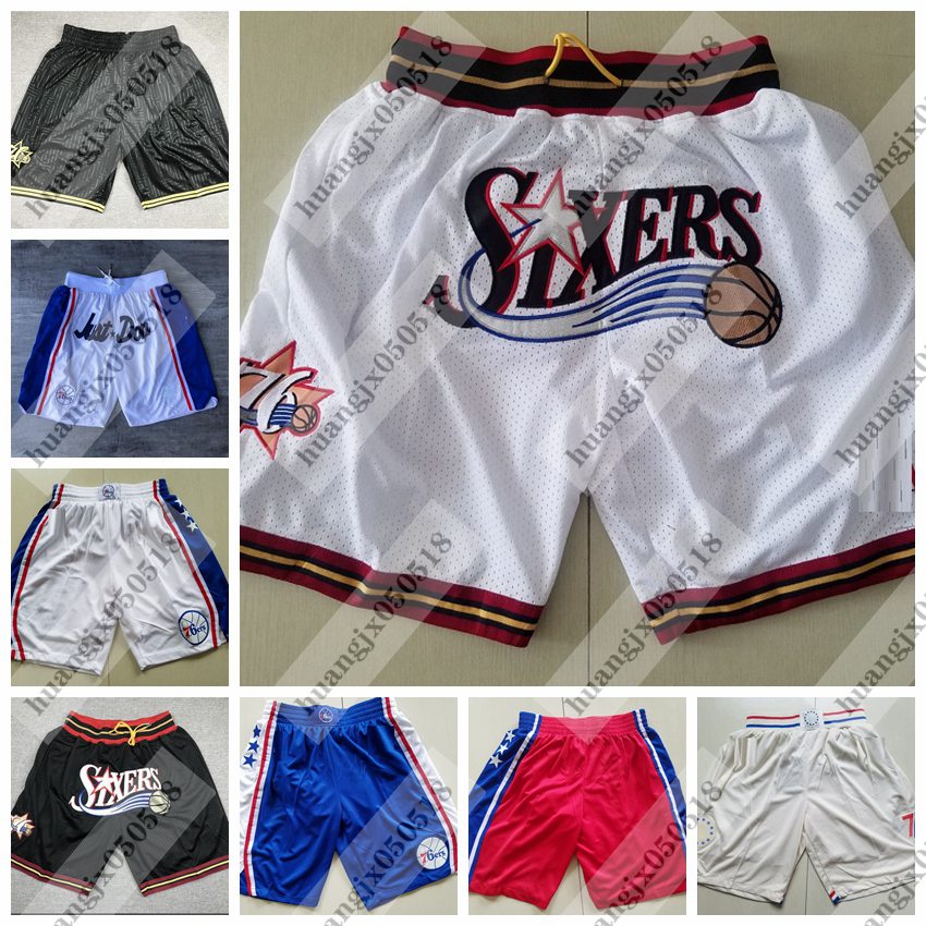 Men Basketball Pocket Shorts Just Don Philadelphia 76ers NBA Retro Hardwood pants, Black;red
Men Basketball Pocket Shorts Just Don Philadelphia 76ers NBA Retro Hardwood pants, Black;red
