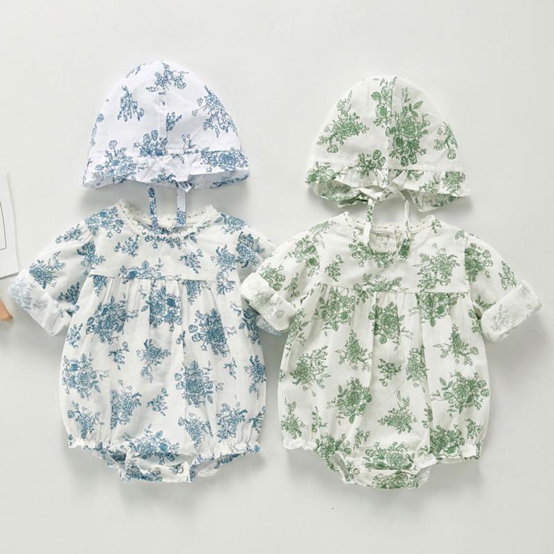 2021 New Newborn Floral Jumpsuit Long Sleeve Bodysuit with Hat Autumn Baby Girl Clothes Outfits Zk4l, 203h37blue
2021 New Newborn Floral Jumpsuit Long Sleeve Bodysuit with Hat Autumn Baby Girl Clothes Outfits Zk4l, 203h37blue