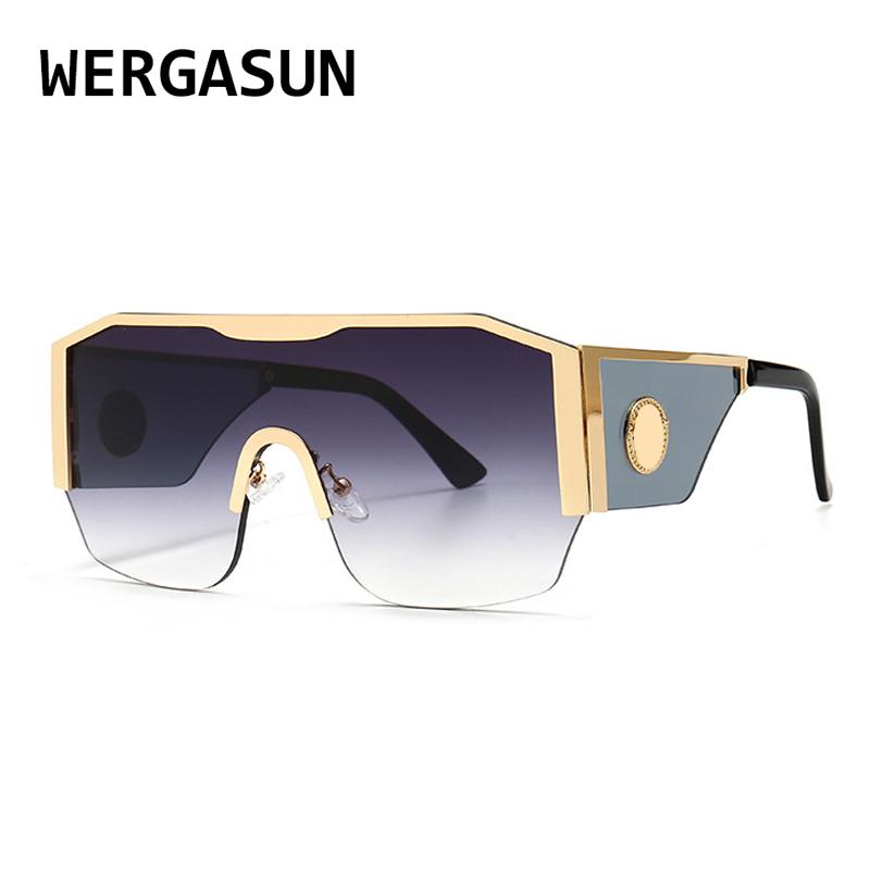 Sunglasses WERGASUN Square Designer Women One Piece Oversized Sun Glasses Lady UV400 Shades Eyewear
Sunglasses WERGASUN Square Designer Women One Piece Oversized Sun Glasses Lady UV400 Shades Eyewear