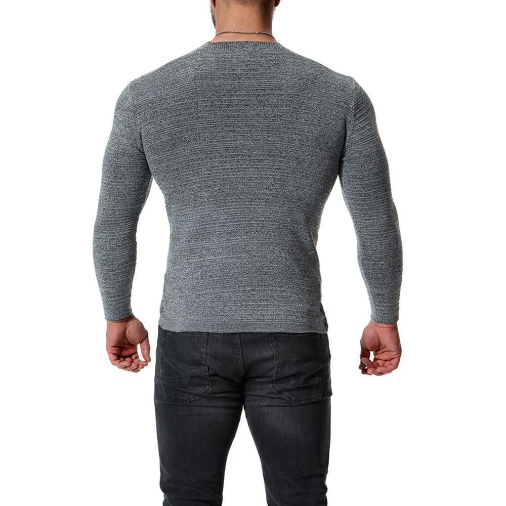 Men Autumn Sweater Warm Collar Pullover Casual Sweaters 201117