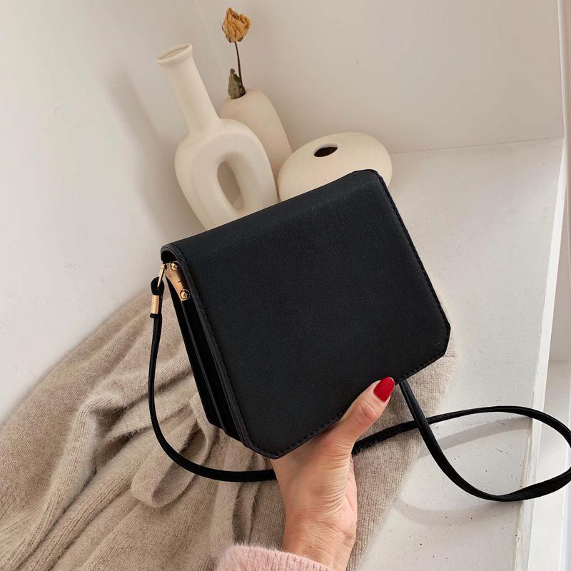 New Female Grind Arenaceous Bag Pu Leather Shoulder Bag For Women Crossbody Smalle Square Lady Handbags, Black
New Female Grind Arenaceous Bag Pu Leather Shoulder Bag For Women Crossbody Smalle Square Lady Handbags, Black