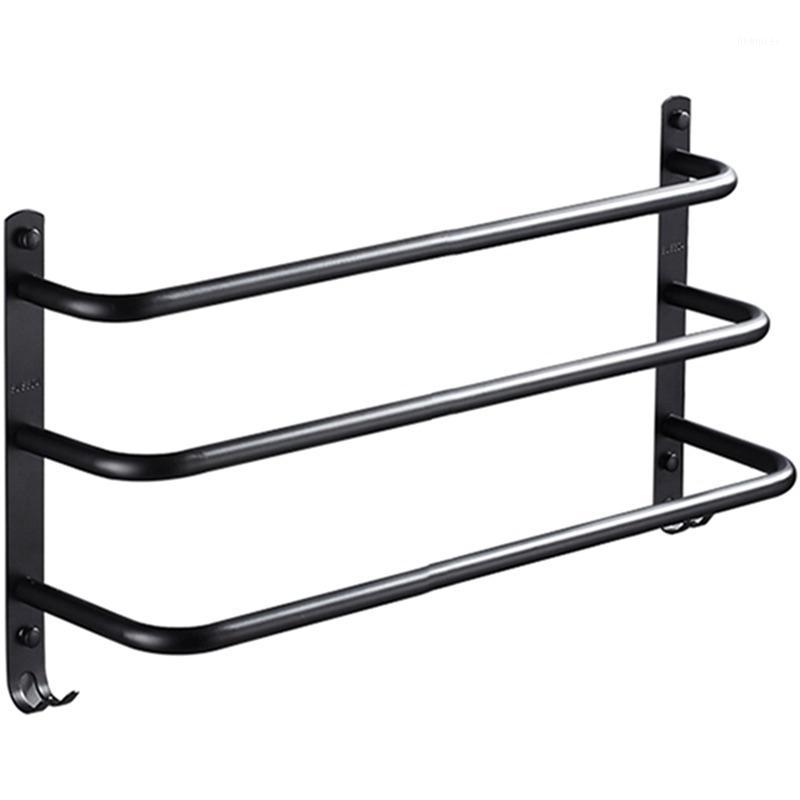 Creative Black Paint Towel Rack Toilet Three-Layer Towel Bar 40cm Rack Bathroom Hardware Kit Cardinal Bathroom1
Creative Black Paint Towel Rack Toilet Three-Layer Towel Bar 40cm Rack Bathroom Hardware Kit Cardinal Bathroom1