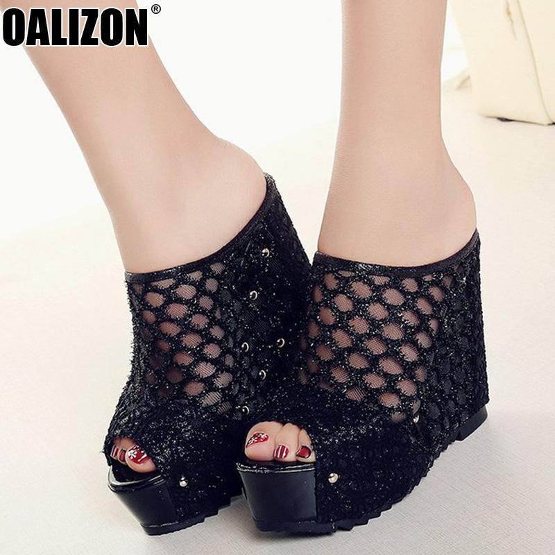 Summer Stylish Peep Toe Women Slippers Super High Wedge Heel Increasing Height Platform Ladies Mujer Sandals Slippers Shoes R5131, Black
Summer Stylish Peep Toe Women Slippers Super High Wedge Heel Increasing Height Platform Ladies Mujer Sandals Slippers Shoes R5131, Black