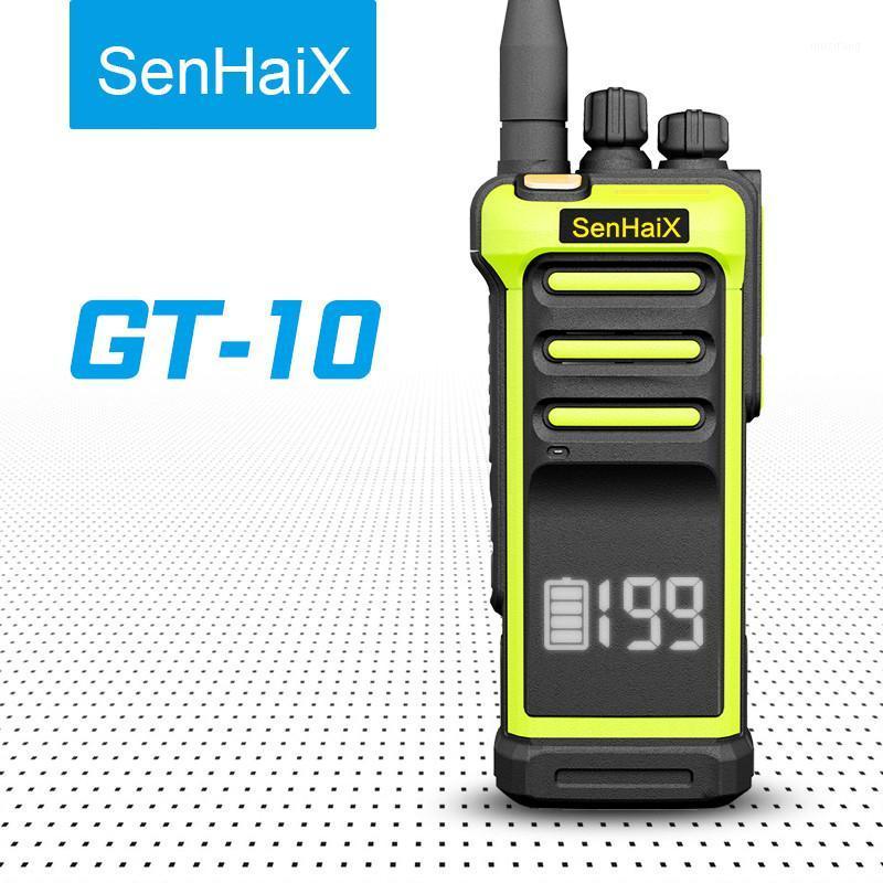 SenHaiX GT-10 Walkie Talkie 10W 3000mAh 10-15km Range 199CH Hidden LCD Display Dual Band Two Way Radio Interphone Transceiver1
SenHaiX GT-10 Walkie Talkie 10W 3000mAh 10-15km Range 199CH Hidden LCD Display Dual Band Two Way Radio Interphone Transceiver1