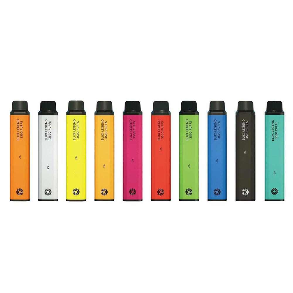 Elux Legend Disposable Vape E cigarette Engraved 3500 Puffs Vape Pen 1000mAh Battery Vaporizer Stick Vapor Kit 2% 10ml Pre Filled Cartridge Device Bang xxl Puff No Duty 
Elux Legend Disposable Vape E cigarette Engraved 3500 Puffs Vape Pen 1000mAh Battery Vaporizer Stick Vapor Kit 2% 10ml Pre Filled Cartridge Device Bang xxl Puff No Duty