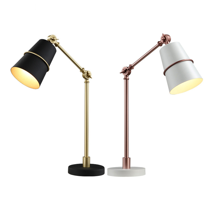Modern bedroom fashion black and white table lamp living room study bedside decorative Desk light
Modern bedroom fashion black and white table lamp living room study bedside decorative Desk light