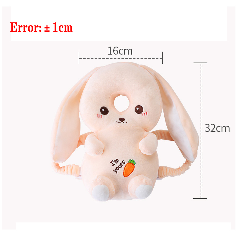 New Breathable Headrest Baby Anti-Fall Toddler Walk Anti-Collision Pillow Bee Resistance Cushion Infant Pillow Cushion Plush Toy LJ201014