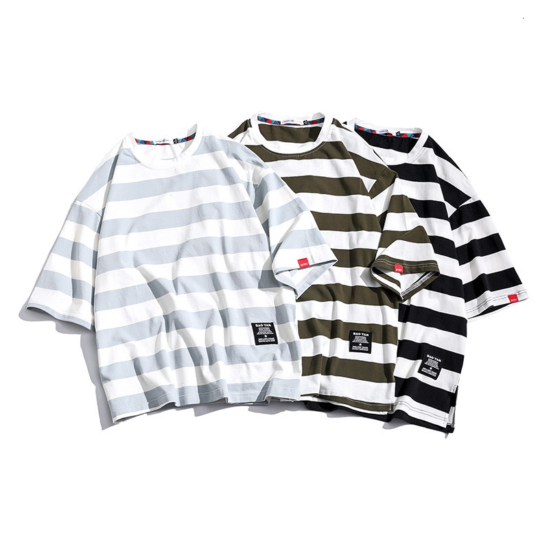 2021 New Loose Cotton Short-sleeved Fitting Plus Size Stripe Summer Oversized T-shirt of Men Neck Male Shirt Tops Yt50272 2LUU, Black
2021 New Loose Cotton Short-sleeved Fitting Plus Size Stripe Summer Oversized T-shirt of Men Neck Male Shirt Tops Yt50272 2LUU, Black