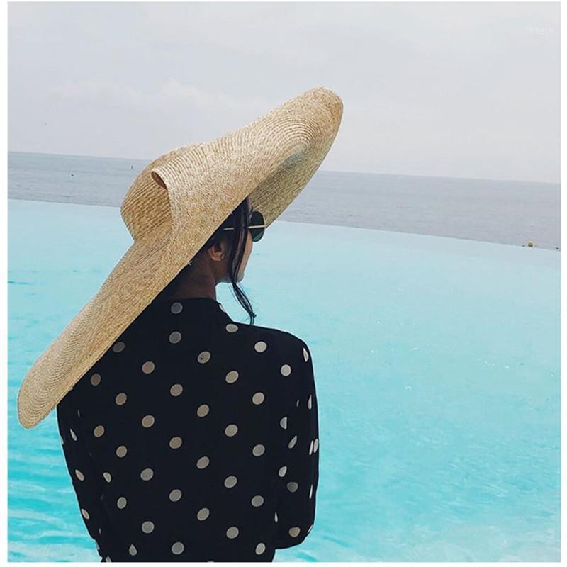 Wide Brim Hats Europe And America Oversize Straw Hat Vacation Seaside Summer Travel Beach With Large Sun1, Black
Wide Brim Hats Europe And America Oversize Straw Hat Vacation Seaside Summer Travel Beach With Large Sun1, Black