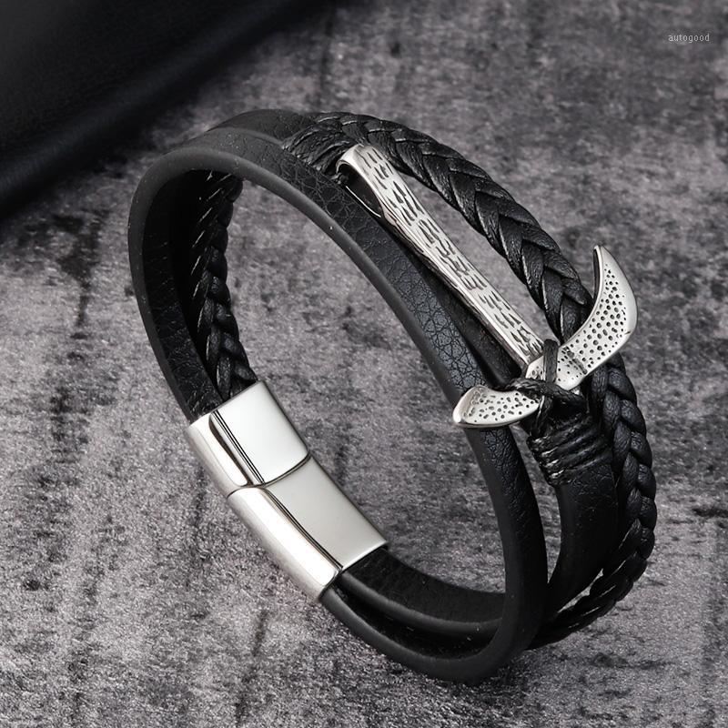 Charm Bracelets Multilayer Combination Stitching Stainless Steel Men's Leather Bracelet Geometric Figure Accessories Luxury Birthday Gi
Charm Bracelets Multilayer Combination Stitching Stainless Steel Men's Leather Bracelet Geometric Figure Accessories Luxury Birthday Gi