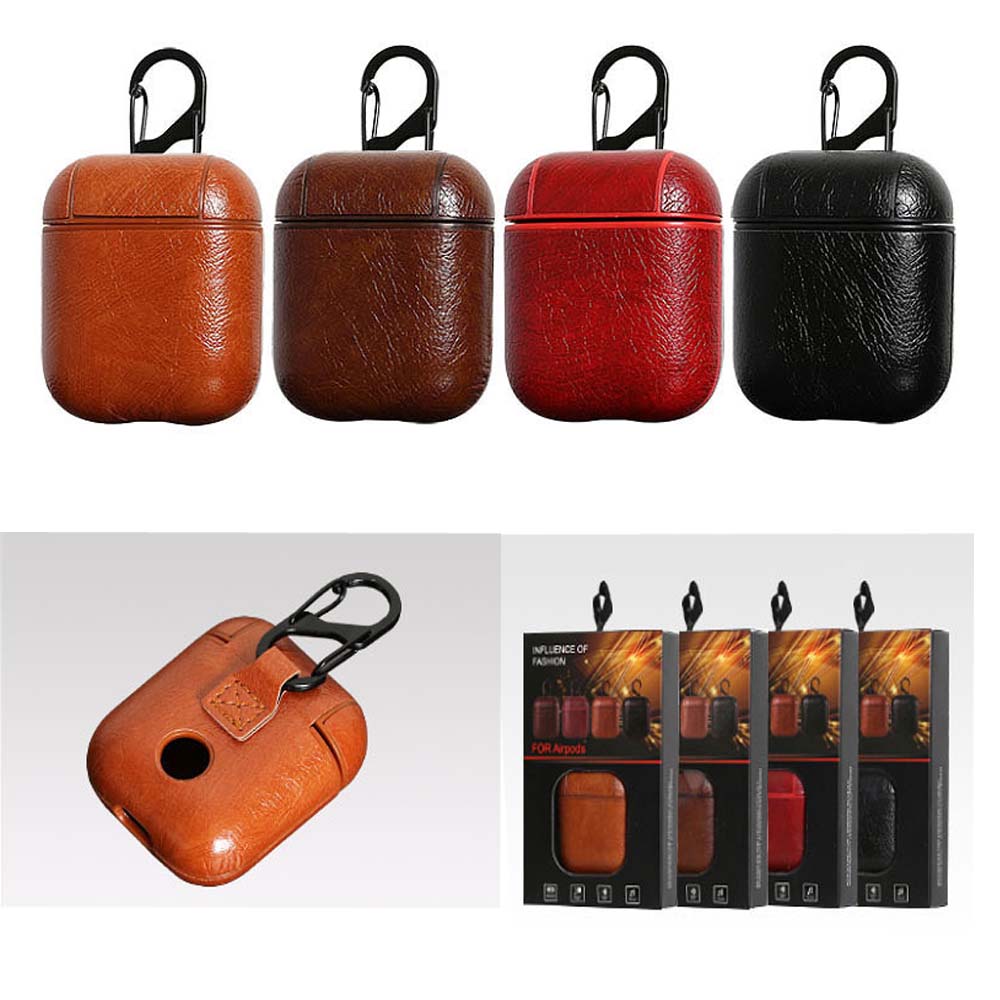 Leather Airpods Case for Airpods PU Protector Cover Fashion Anti Lost Hook Clasp Keychain for Air pods Airpod Cell Phone Case
Leather Airpods Case for Airpods PU Protector Cover Fashion Anti Lost Hook Clasp Keychain for Air pods Airpod Cell Phone Case
