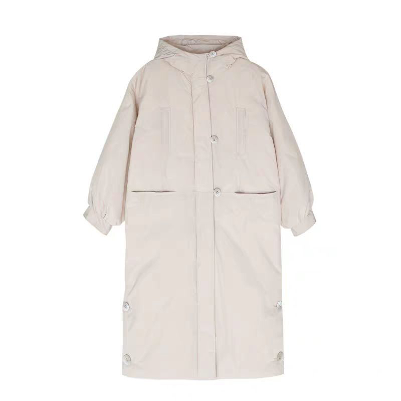 High Quality Arrival Winter Women Cotton Padded Jacket Loose Hooded Long Coat Thick Parkas Female Warm Outerwears D294 201017