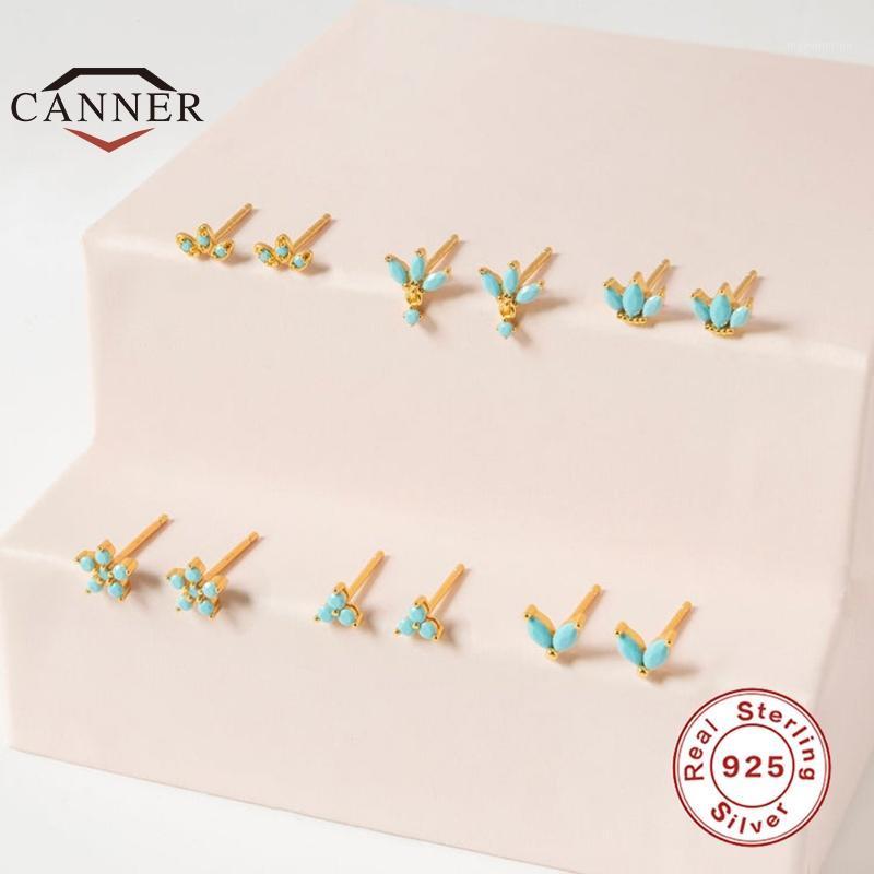 CANNER 100% Real 925 Sterling Silver 2020 INS Style Turquoise Stud Earrings For Women Small Piercing Earring Jewelry Pendientes1
CANNER 100% Real 925 Sterling Silver 2020 INS Style Turquoise Stud Earrings For Women Small Piercing Earring Jewelry Pendientes1