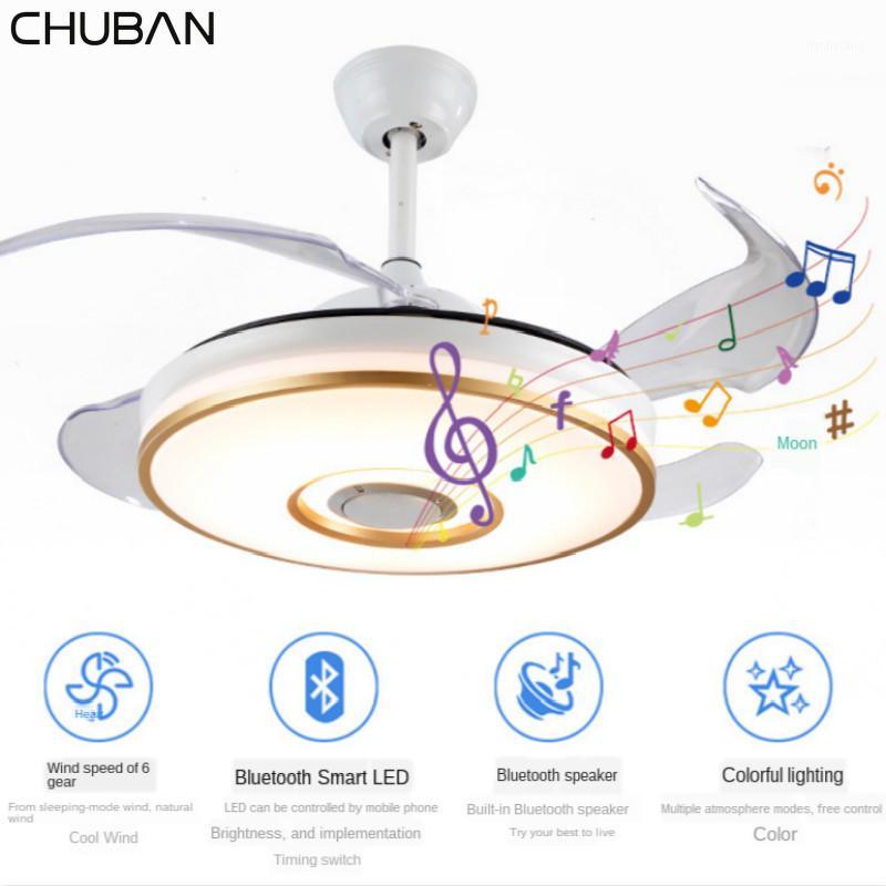 Bluetooth LED Music Modern Fan Light Ultra-quiet Intelligent Remote Control Ceiling Fan Lights Restaurant Living Room 110V 220V1
Bluetooth LED Music Modern Fan Light Ultra-quiet Intelligent Remote Control Ceiling Fan Lights Restaurant Living Room 110V 220V1