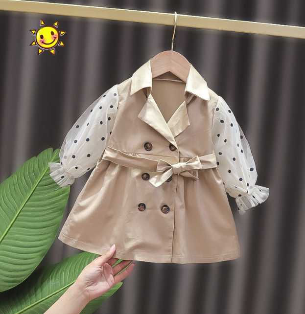 Girls Outerwear Spring Autumn Children Cotton Double Breasted Trench Coat For Baby Girl Kids Jackets Clothes Toddler Tops 1 2 3, Brown
Girls Outerwear Spring Autumn Children Cotton Double Breasted Trench Coat For Baby Girl Kids Jackets Clothes Toddler Tops 1 2 3, Brown