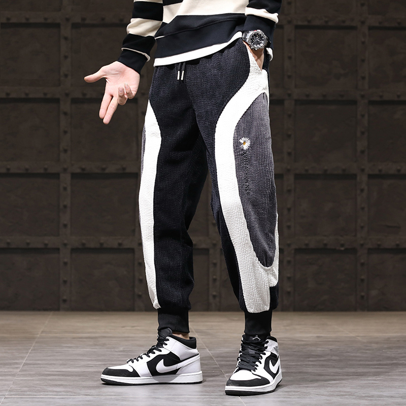 2021 New Fashion Streetwear Casual Harem Pants Men Autumn Winter Corduroy Wide Leg Trousers Loose Fit Spliced Designer Hip Hop Joggers Fnzq, Black
2021 New Fashion Streetwear Casual Harem Pants Men Autumn Winter Corduroy Wide Leg Trousers Loose Fit Spliced Designer Hip Hop Joggers Fnzq, Black