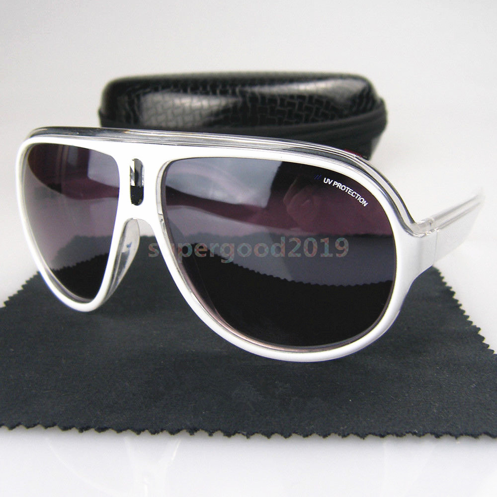 High Quality Vintage Design Sunglasses Fashion Women Men pilot Glasses Unisex UV400 Lens Retro Sun glasses with cases and box, White;black
High Quality Vintage Design Sunglasses Fashion Women Men pilot Glasses Unisex UV400 Lens Retro Sun glasses with cases and box, White;black