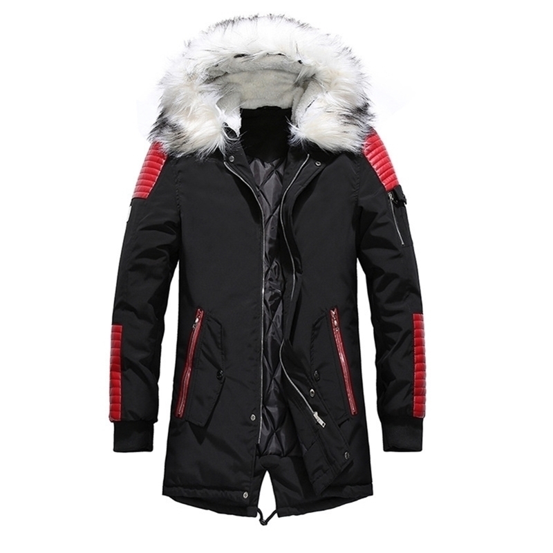 New Men's Winter Long Parkas Thick Hooded Fur Collar Coats Men Overcoats Casual Cotton Jackets Male Warm Outerwear Jackets 201114, Ddt40blue
New Men's Winter Long Parkas Thick Hooded Fur Collar Coats Men Overcoats Casual Cotton Jackets Male Warm Outerwear Jackets 201114, Ddt40blue