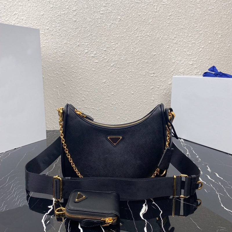 Fashion Women Saffiano Leather Mini Bag Designer Shoulder Bags Originals Leather Adjustable Strap Luxury Handbags Purese with Box
Fashion Women Saffiano Leather Mini Bag Designer Shoulder Bags Originals Leather Adjustable Strap Luxury Handbags Purese with Box