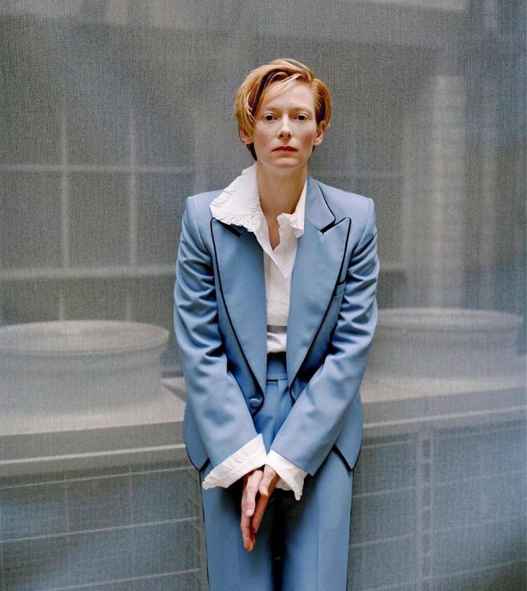 Spring Leisure Blue Women Pants Suits For Wedding Mother of the Bride Suit Ladies Loose Evening Party Tuxedos Formal 2 pieces