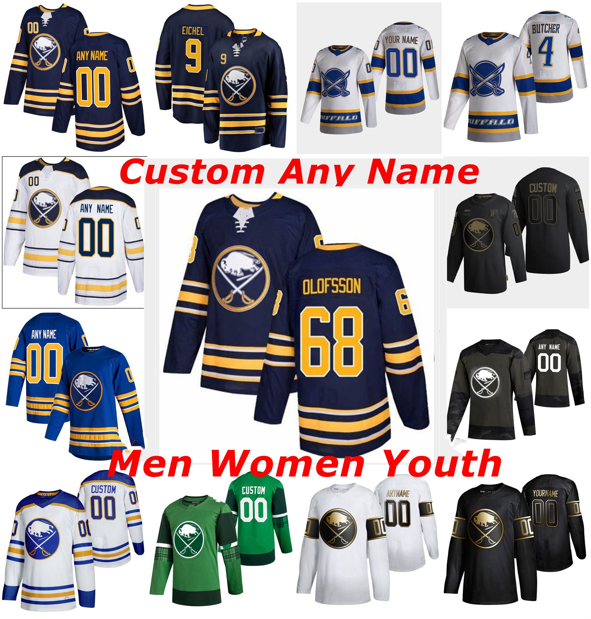 Buffalo Sabres Hockey Jerseys Tage Thompson Jersey Alex Tuch Jacob Bryson Rasmus Dahlin Robert Hagg Henri Jokiharju Mark Pysyk Christian Wol, Black;red
Buffalo Sabres Hockey Jerseys Tage Thompson Jersey Alex Tuch Jacob Bryson Rasmus Dahlin Robert Hagg Henri Jokiharju Mark Pysyk Christian Wol, Black;red