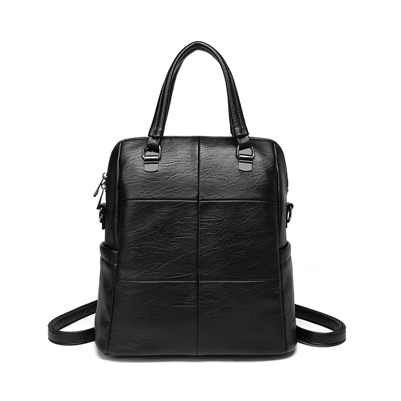 New High Quality Backpack Leather School Fashion Waterproof Travel Bag Women Shoulder Multifunction Casual Book bag